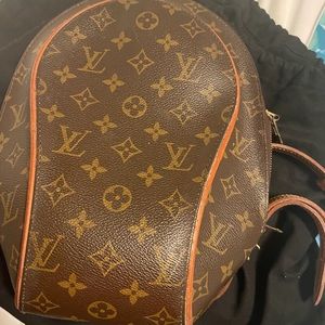 💯% Authentic Pre-loved Louis Vuitton Small Vintage Monogram Ellipse Backpack